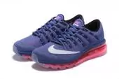 air max 2017-16 femmes flywire sneakers blue rose